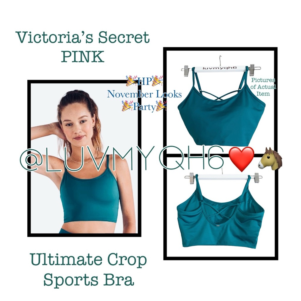 PINK Victoria’s Secret Crop Sports Bra🎉HP🎉
